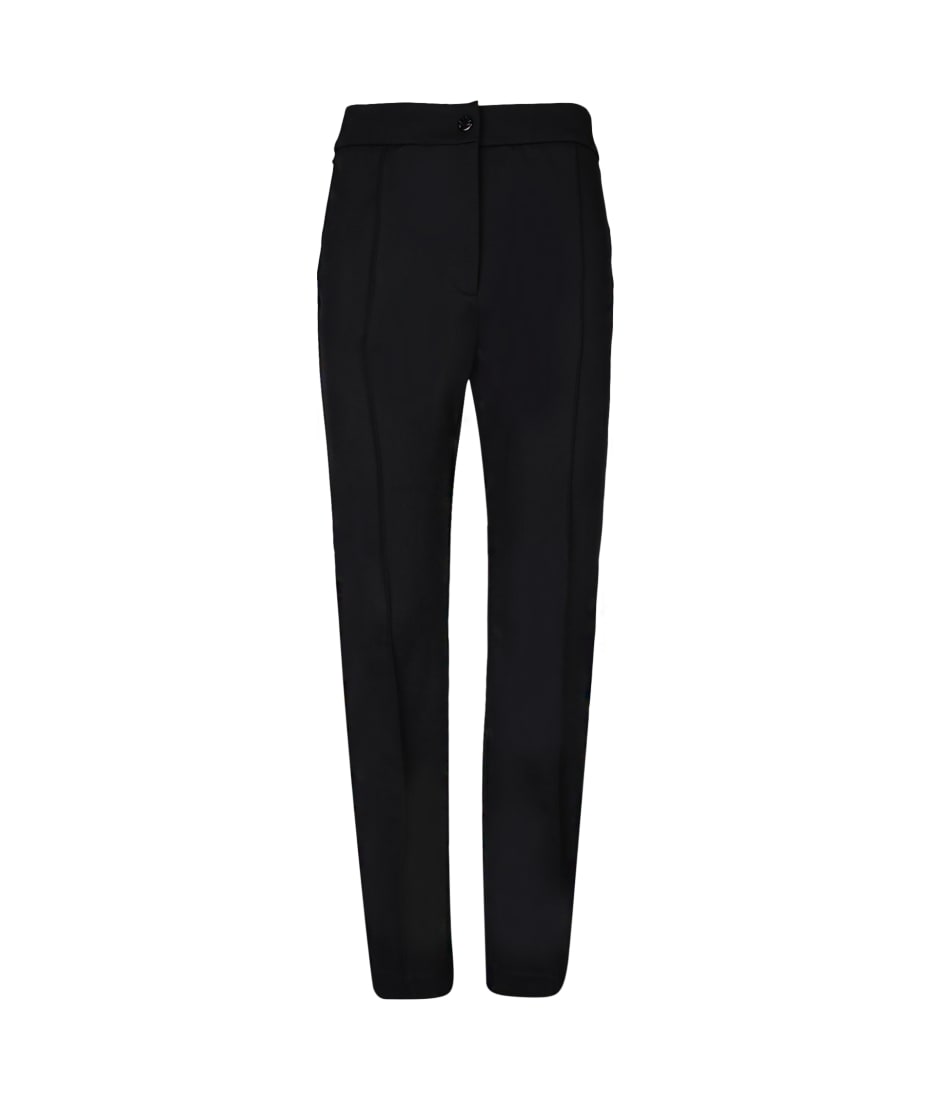 Moncler Black Technical Jersey Pants | italist