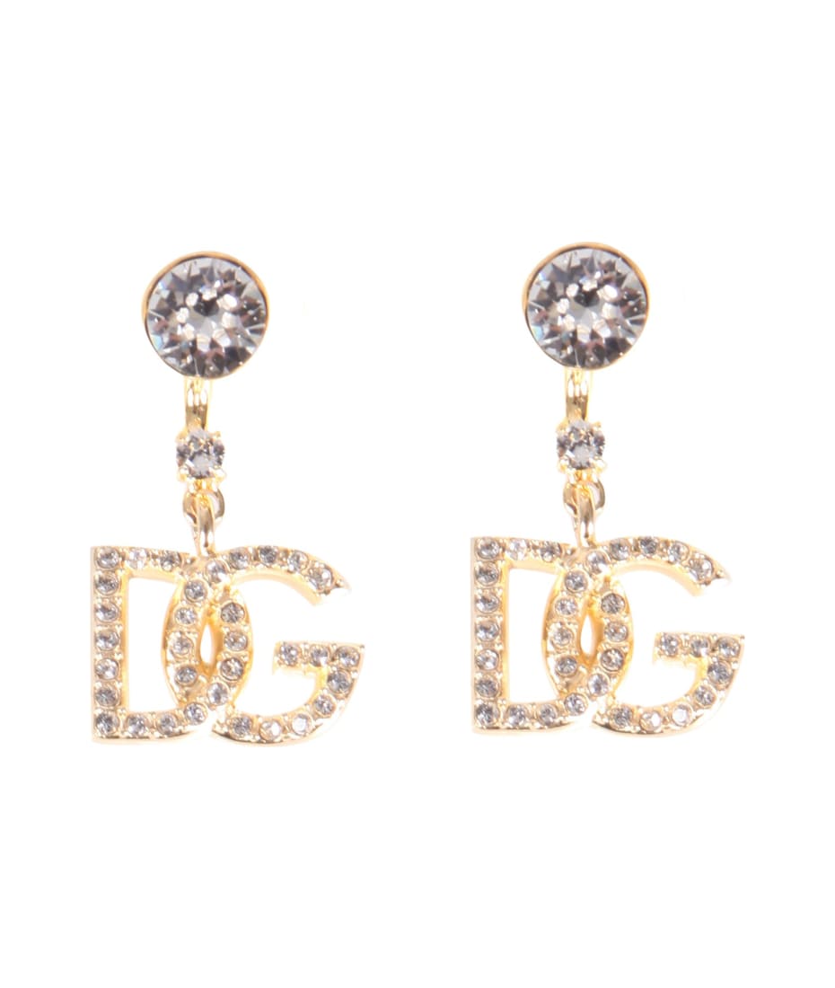 【送料&関税込】Dolce & Gabbana Logo Dangling Earrings Dolce & Gabbana Logo Dangling Earrings イヤリング 通販 | italist