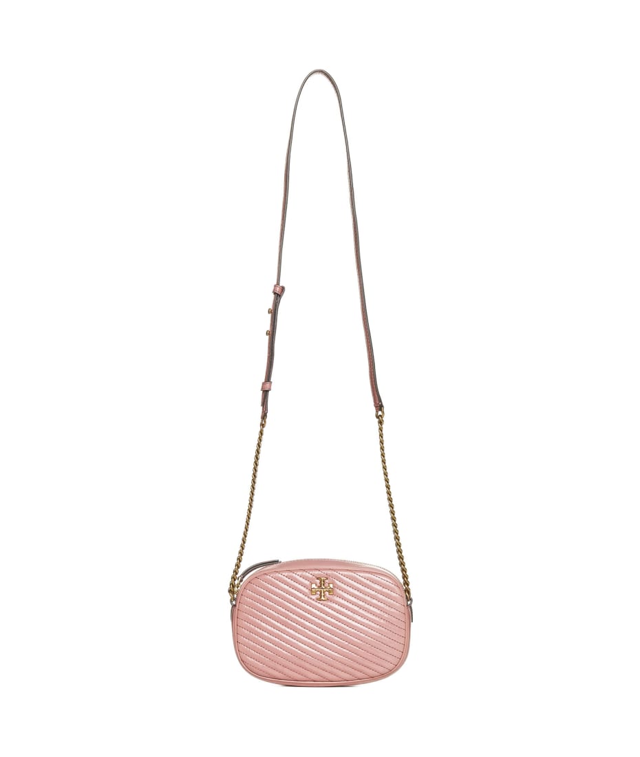 Tory Burch, Bags, Tory Burch Kira Pebbled Leather Pink Magnolia Crossbody  Bag