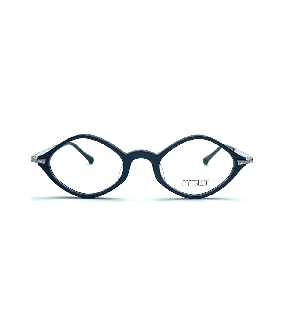 メガネ MATSUDA Matsuda - M2066.RX - black palladium white cl Matsuda M2066 - Black / Palladium White Rx Glasses | italist