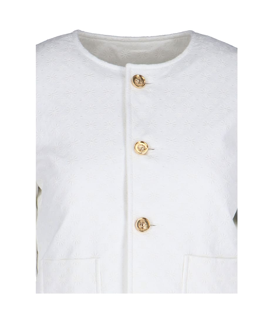 残り1点・お買い得＊CELINE＊chealsea jacket in quilted cotton chealsea jacket in quilted cotton - WHITE/IVORY | CELINE