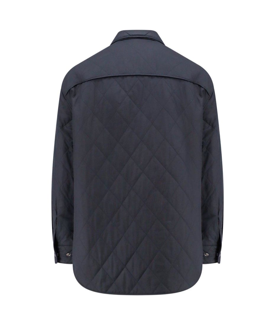 Valentino Stud Detailed Zip-up Jacket - Blue