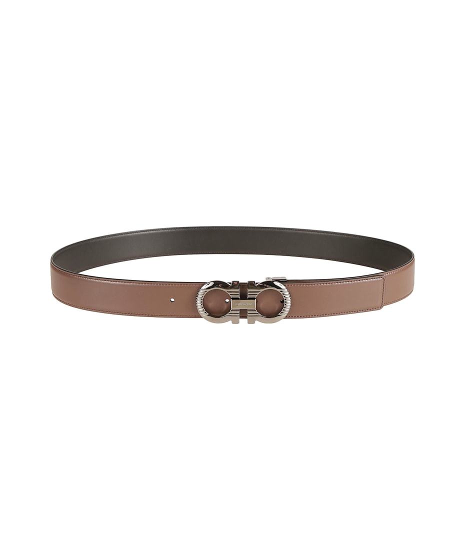 Ferragamo Double Logo Buckle Belt | italist