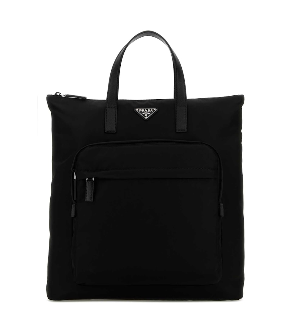 トートバッグ Prada Black Re-Nylon Shopping Bag Prada: Women's Small Padded Re-Nylon Tote Bag (Black