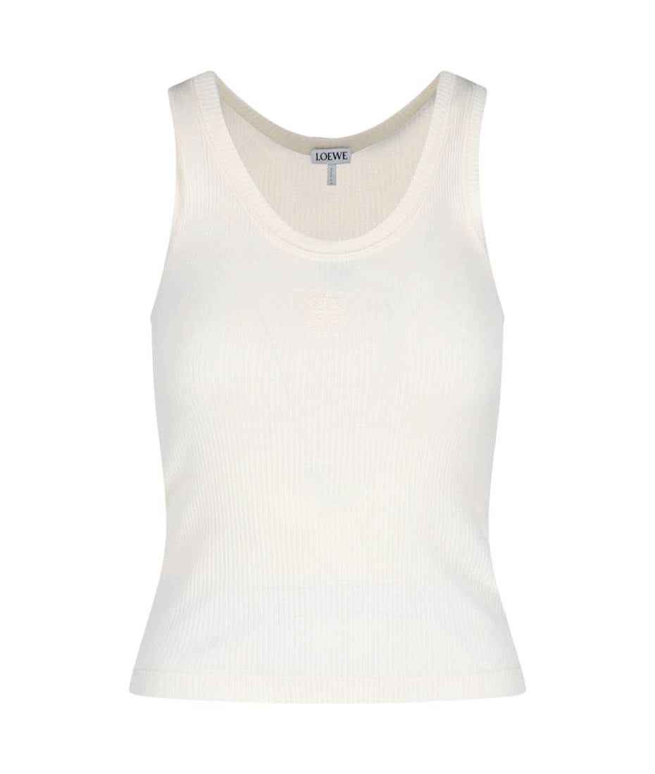 LOEWE モーガン Loewe 'anagram' Silk Tank Top | italist