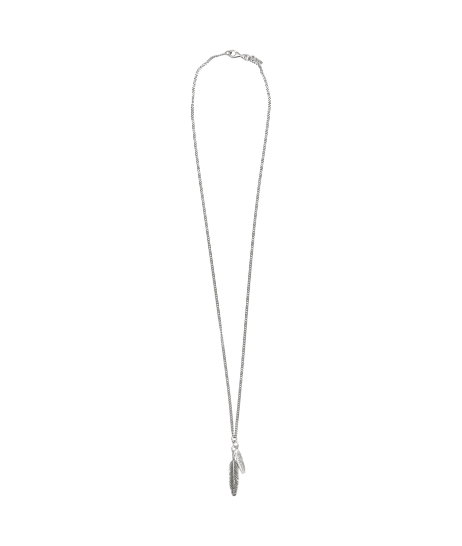 ネックレス・ペンダント emanuele bicocchi DOUBLE FEATHER NECKLACE (EAP3 SILVER) Emanuele Bicocchi Double Feather Necklace | italist, ALWAYS