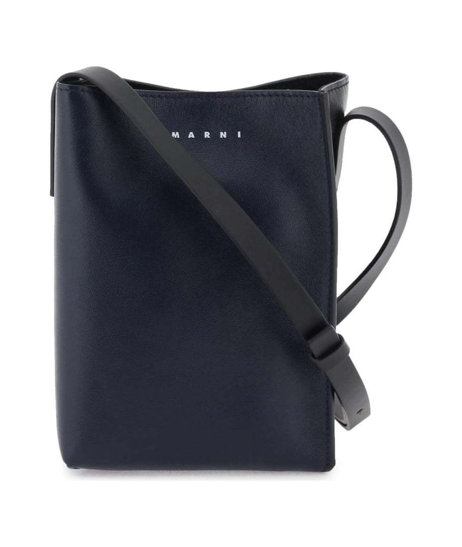 Marni Navy & Black Mini Crossbody Bag