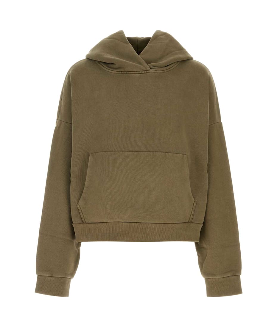 スウェット・トレーナー ENTIRE STUDIOS MILITARY GREEN SWEATSHIRT IN COTTON Entire Studios Army Green Cotton Oversize Sweatshirt