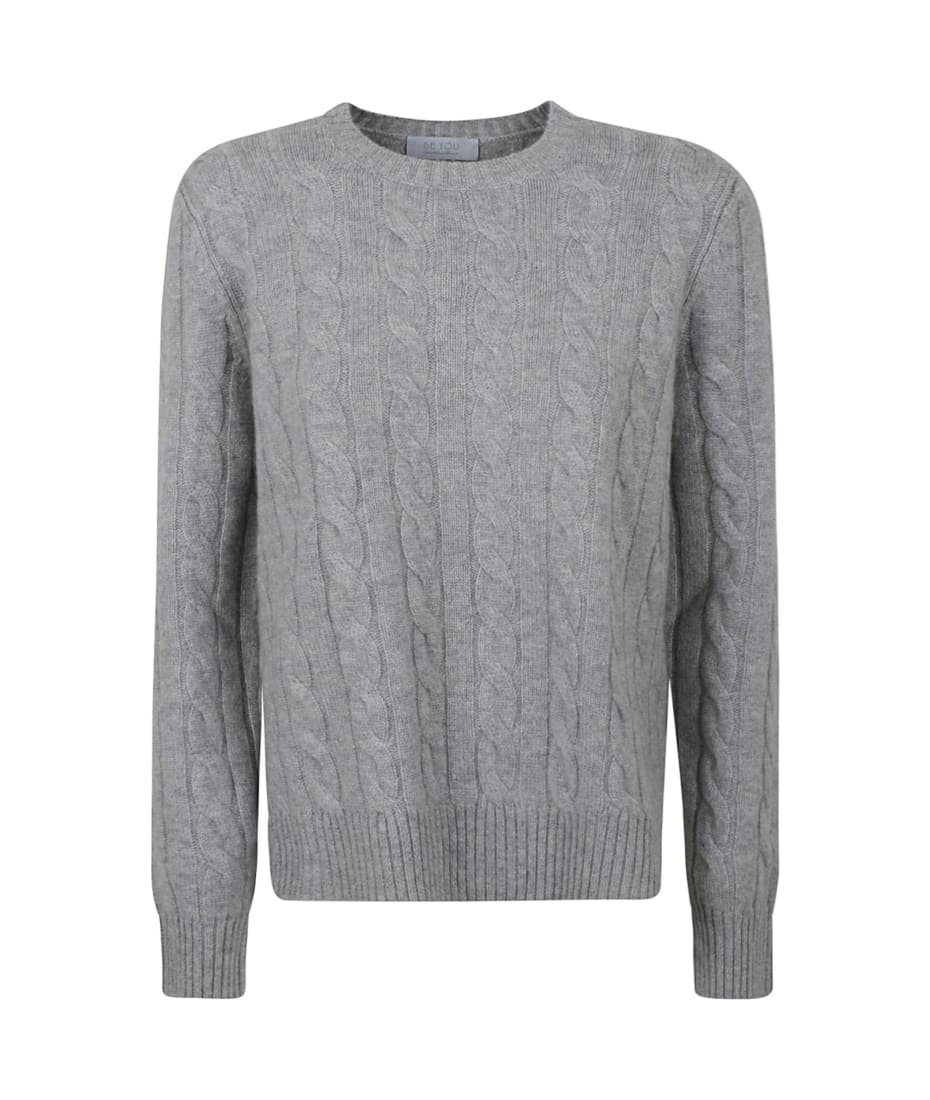 Be You Knitted Sweater - Light Grey