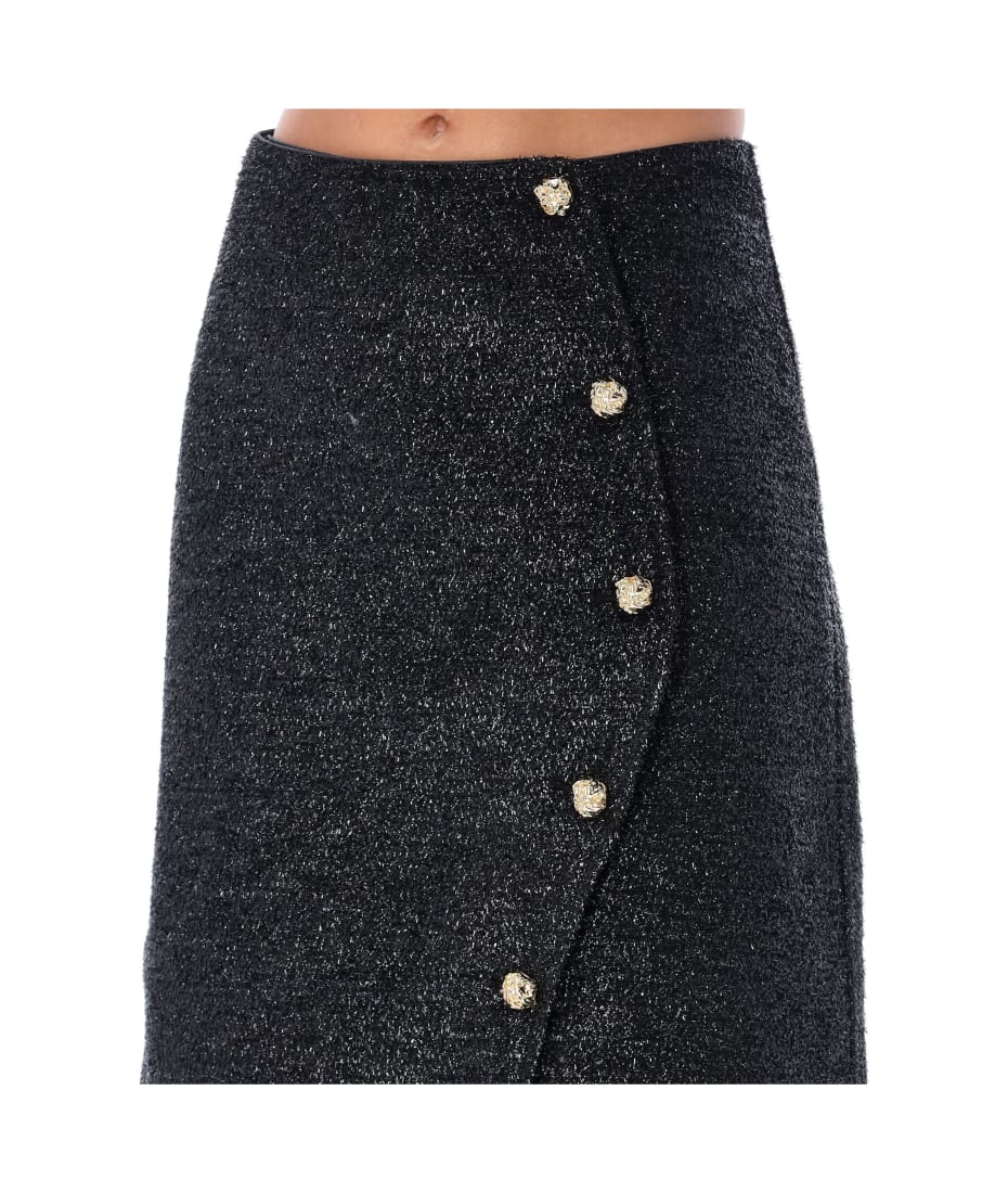 Ganni Sparkle Wrap Midi Skirt | italist