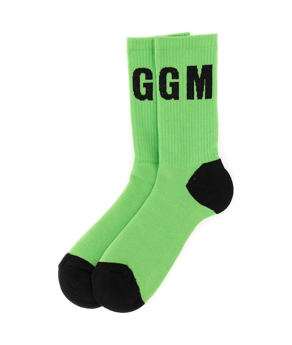 靴下・ソックス MSGM COTTON SOCKS WITH LOGO MSGM Socks With Logo | italist