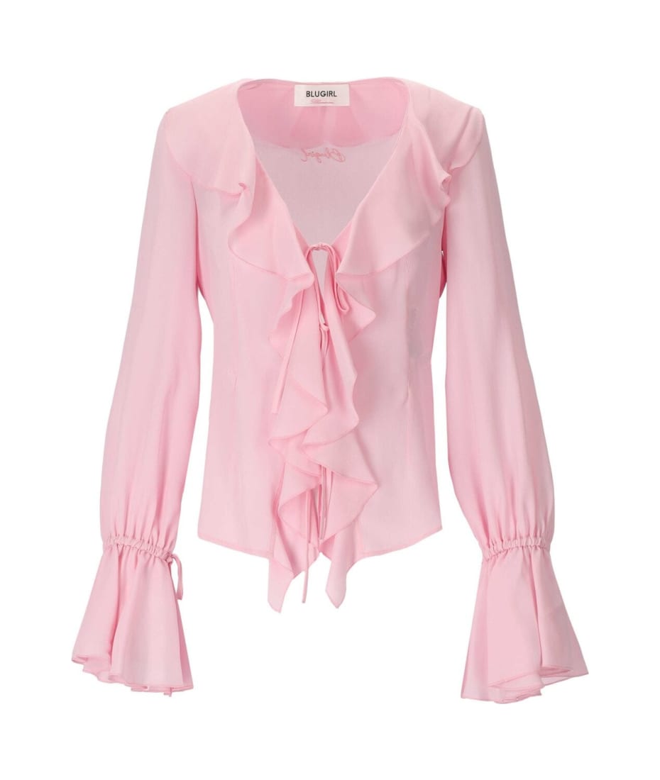 半価販売 ブルーガール シャツ トップス レディース Blouses Pink