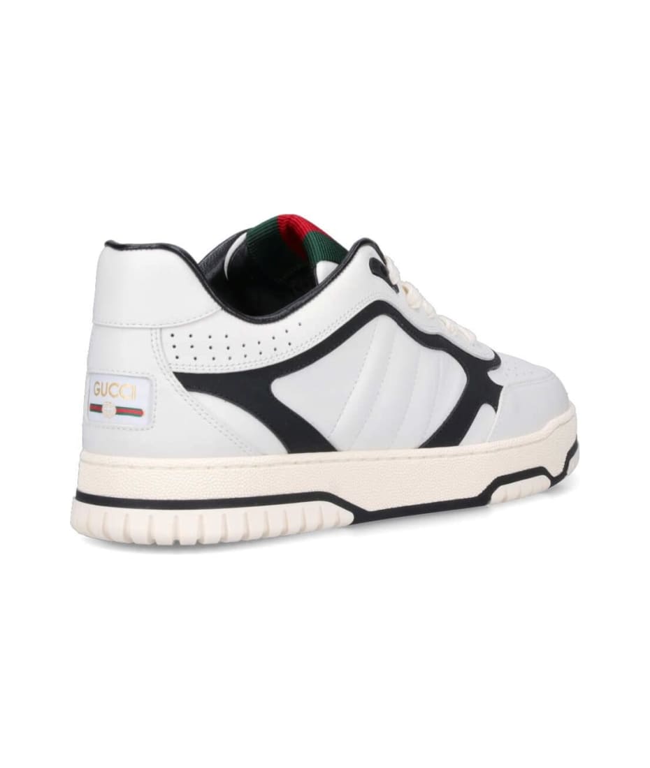 スニーカー Gucci Re-Web Leather Sneakers Gucci Re-Web Leather Sneakers | Saks Fifth Avenue