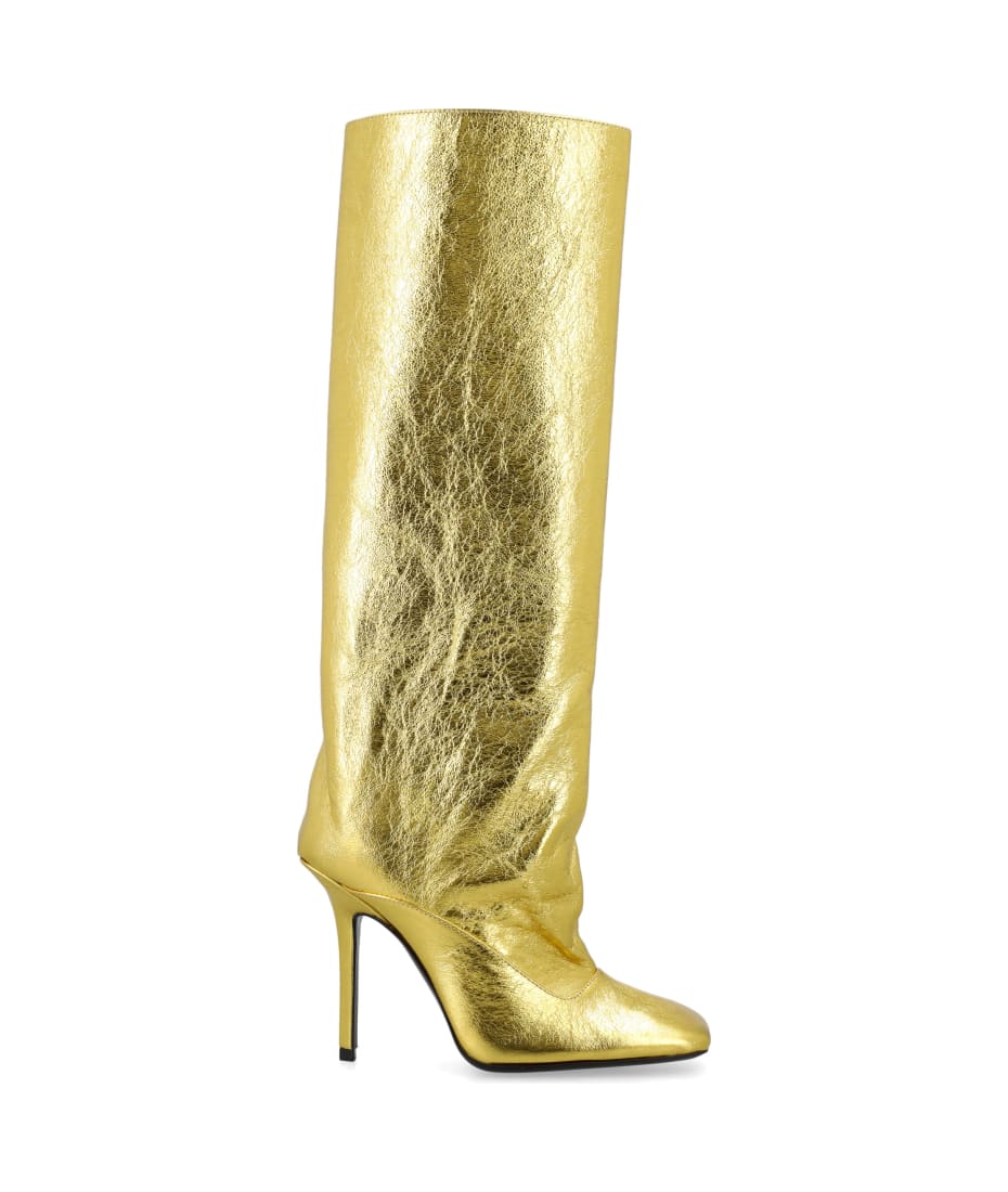 The Attico Sienna Boots 105 - GOLD