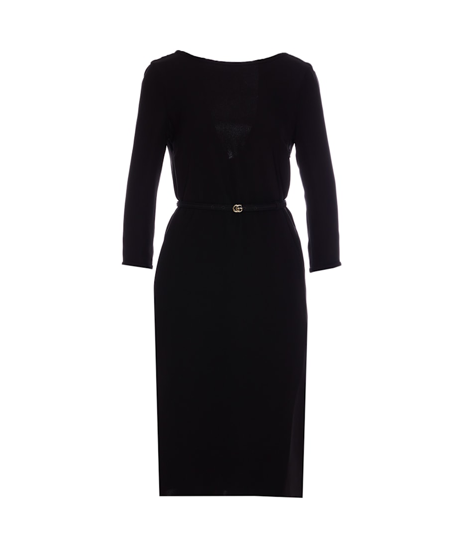 ワンピース Gucci SILK CADY MID-LENGHT DRESS GUCCI - Silk Cady Mid-Length Dress – The Sale Sisters