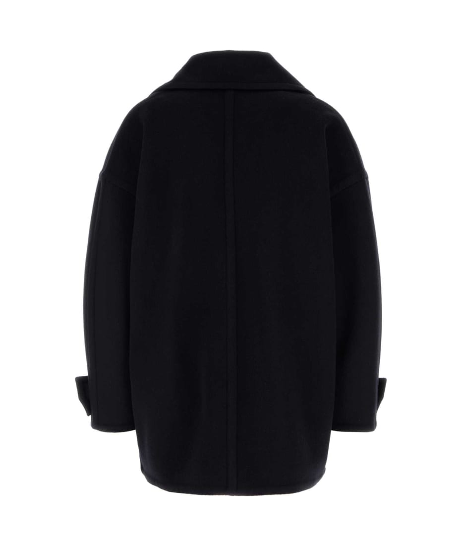 コート LOEWE Midnight Blue Wool Coat Loewe Midnight Blue Wool Coat | italist