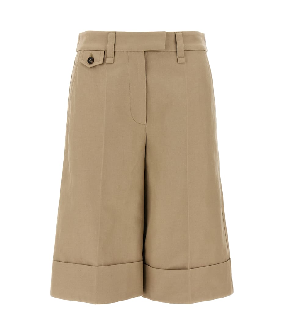 ショートパンツ BRUNELLO CUCINELLI Women Shorts Burmudas MAZ260299PCXB87 B Brunello Cucinelli Turn-up Bermuda Shorts | italist, ALWAYS