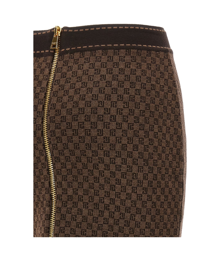 Balmain Monogram Miniskirt | italist