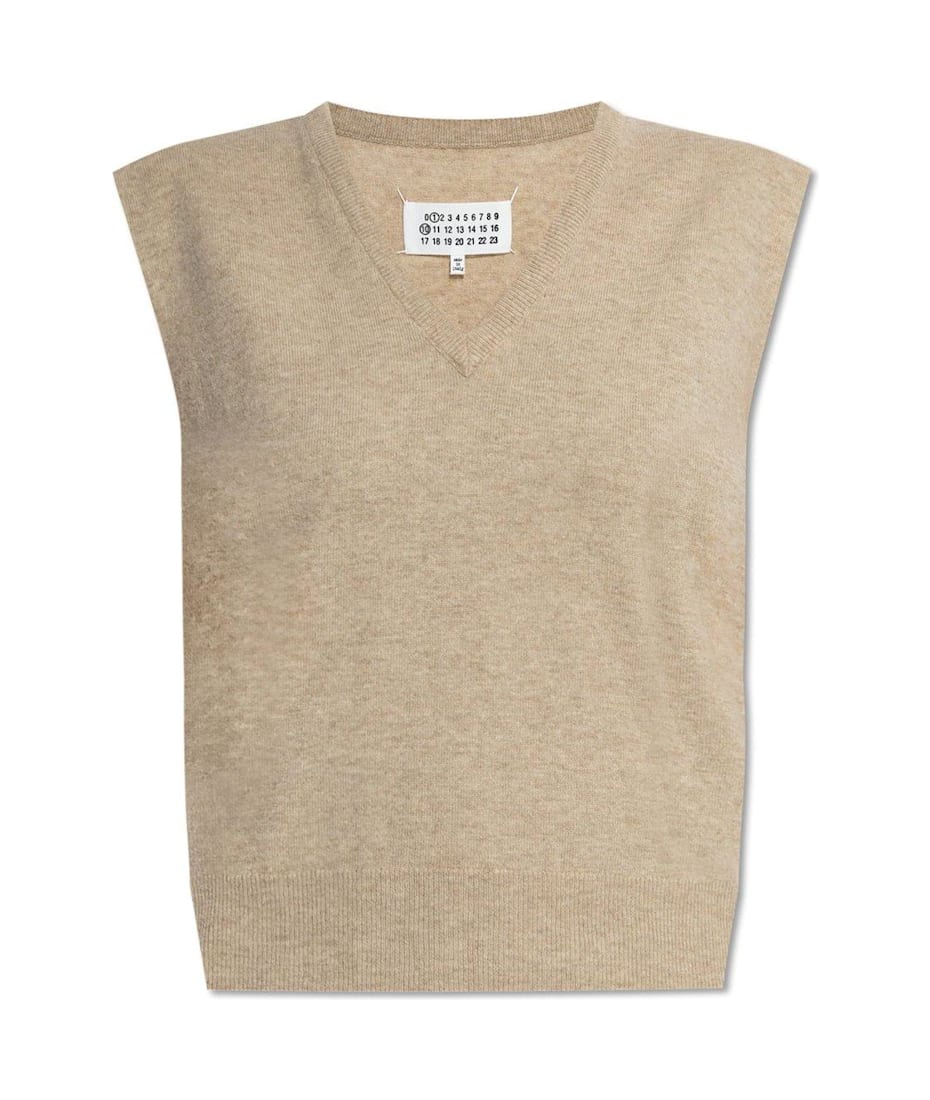 Maison Margiela V-neck Knitted Vest | italist