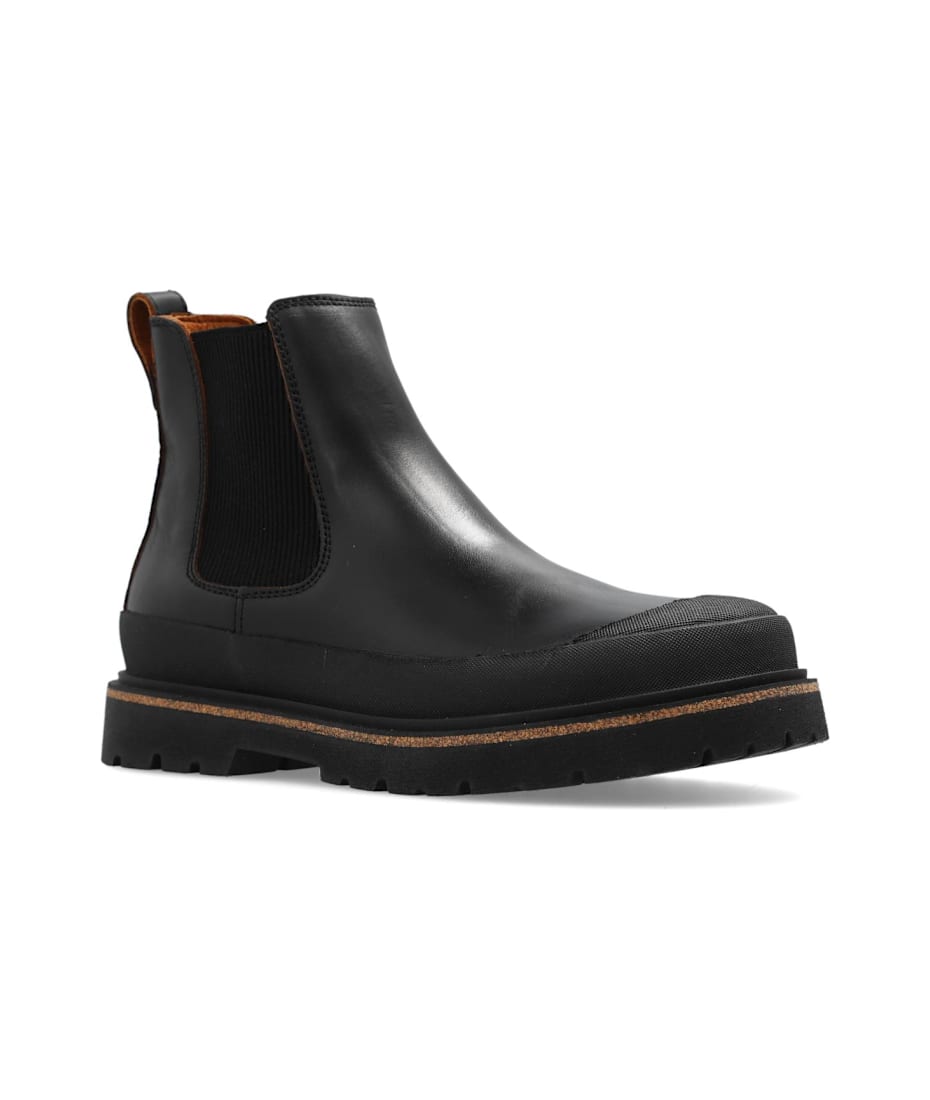 ショートブーツ・ブーティ BIRKENSTOCK Prescott Chelsea Boots Prescott Slip On Women Oiled Leather Black | BIRKENSTOCK