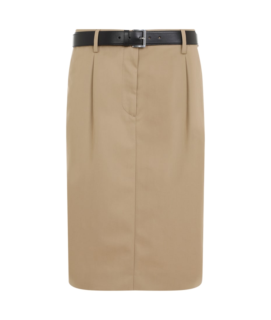 【プラダ・PRADA】Cashmere skirt Prada Fringe Cashmere Scarf Mini Skirt - Bergdorf Goodman