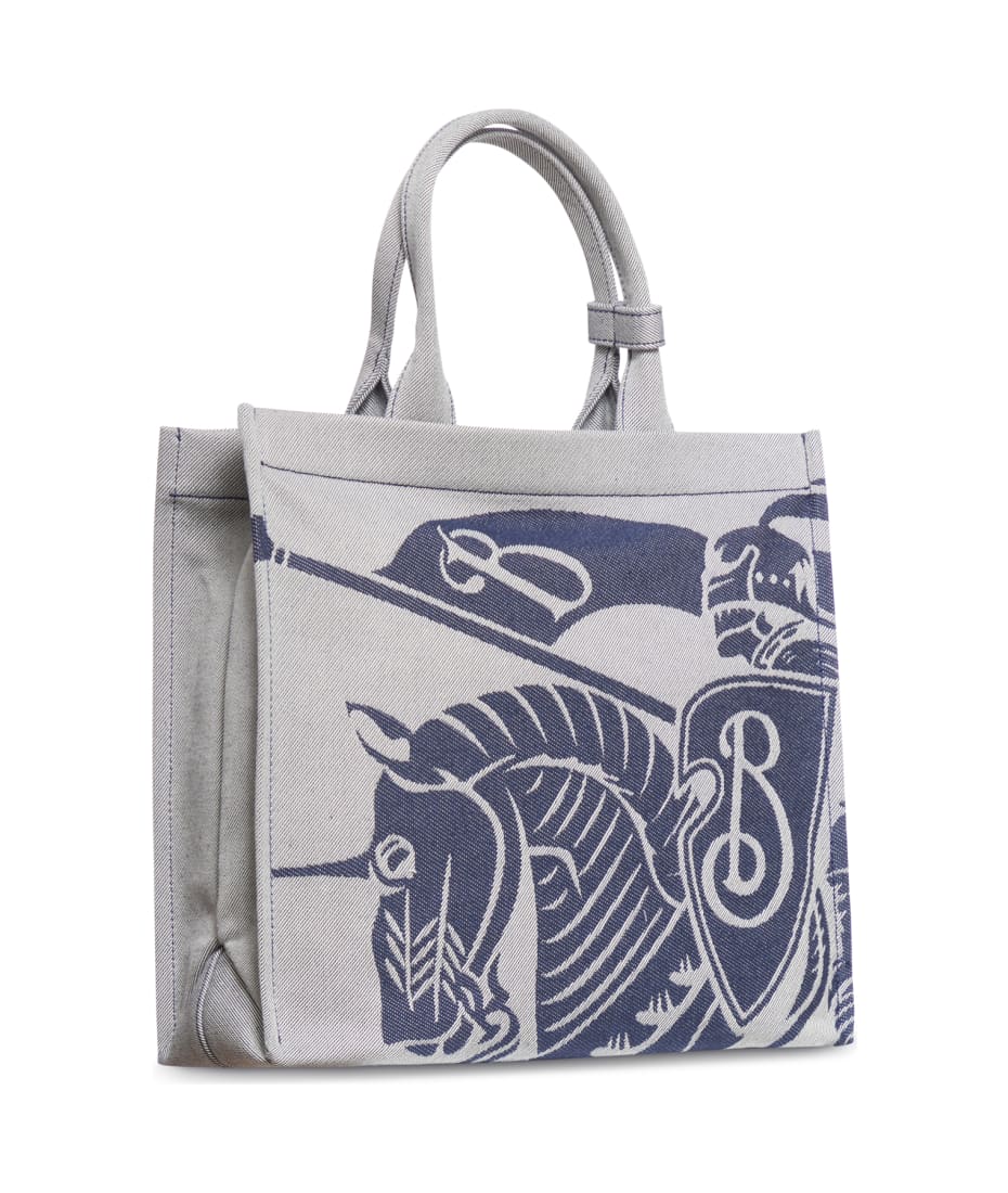 トートバッグ BURBERRY Embroidered Canvas Shopping Bag Burberry Embroidered Canvas Shopping Bag | italist