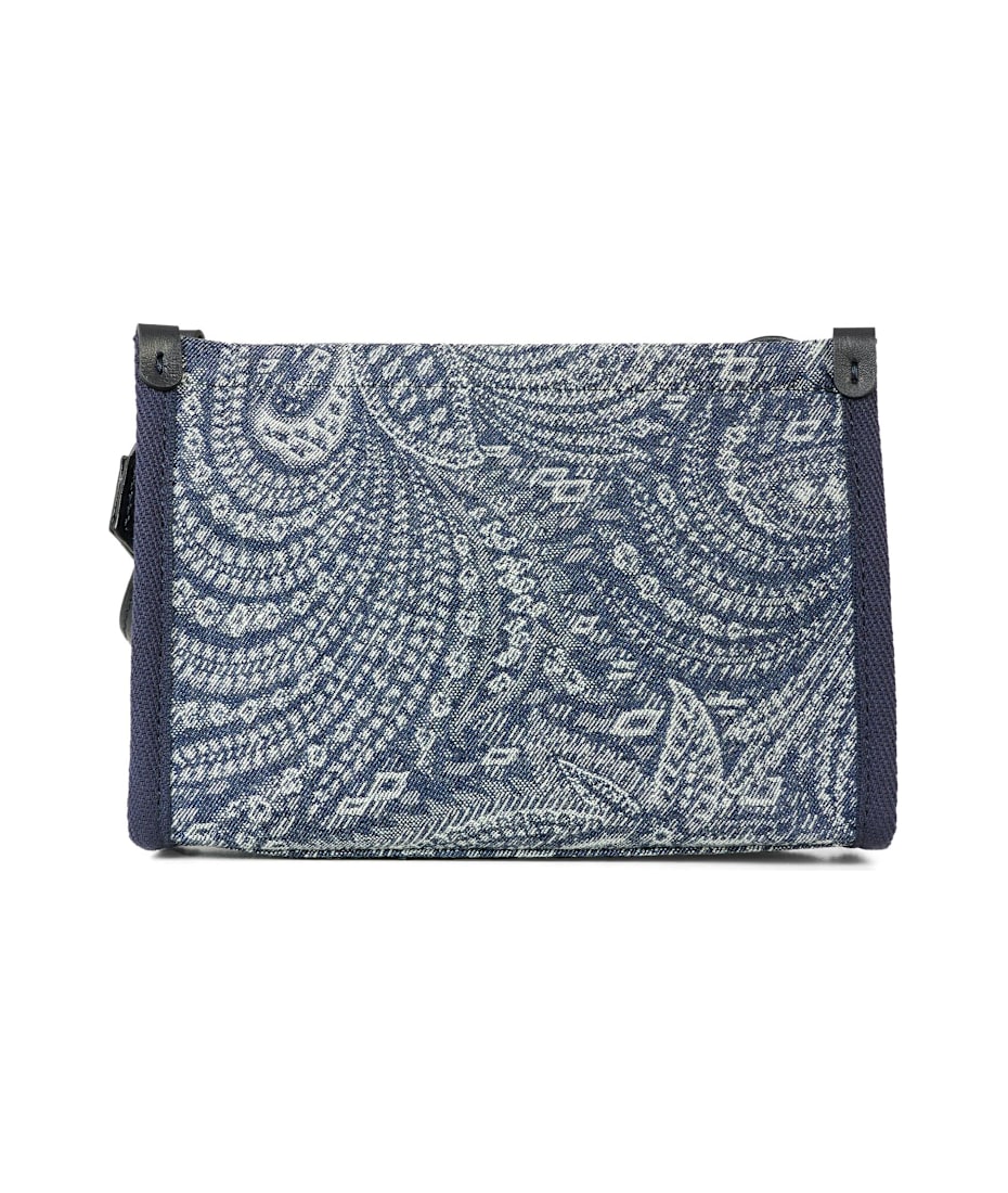 Etro Blue Bag For Girl With Pegasus アクセサリー&ギフト Etro Blue Bag For Girl With Pegasus アクセサリー&ギフト