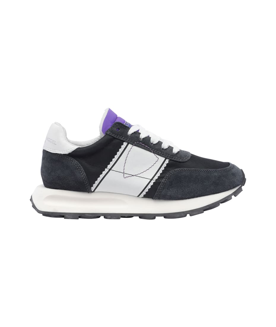スニーカー Philippe Model Running Tour Sneaker Tour Sneakers: Woman's Blue Shoes | Philippe Model Paris