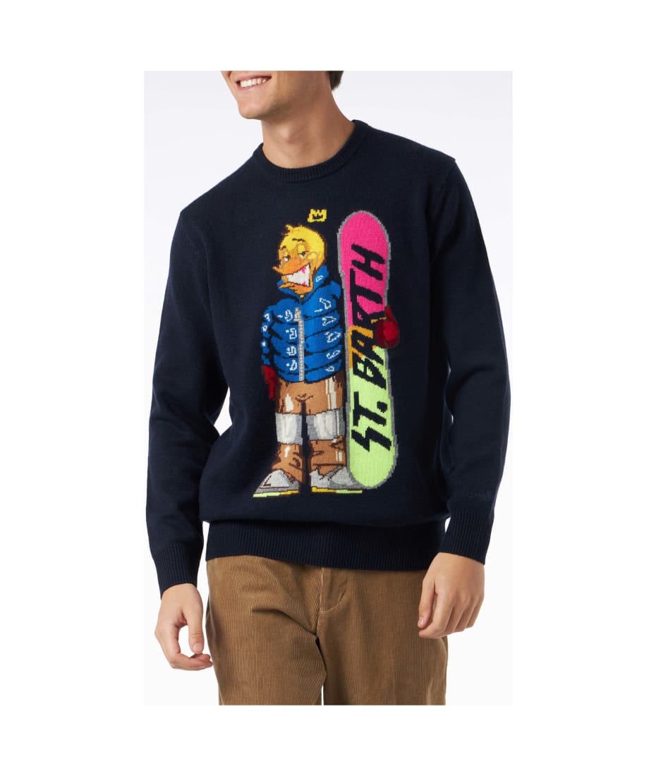 MC2 Saint Barth Man Crewneck Sweater With Crypto Ducky Jacquard | Crypto  Puppets Special Edition | italist, ALWAYS LIKE A SALE