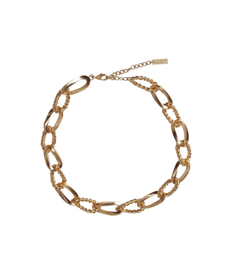 【送料&関税込】Saint Laurent Logo Detailed Chainlink Neckla Saint Laurent Logo Detailed Chainlink Necklace | italist