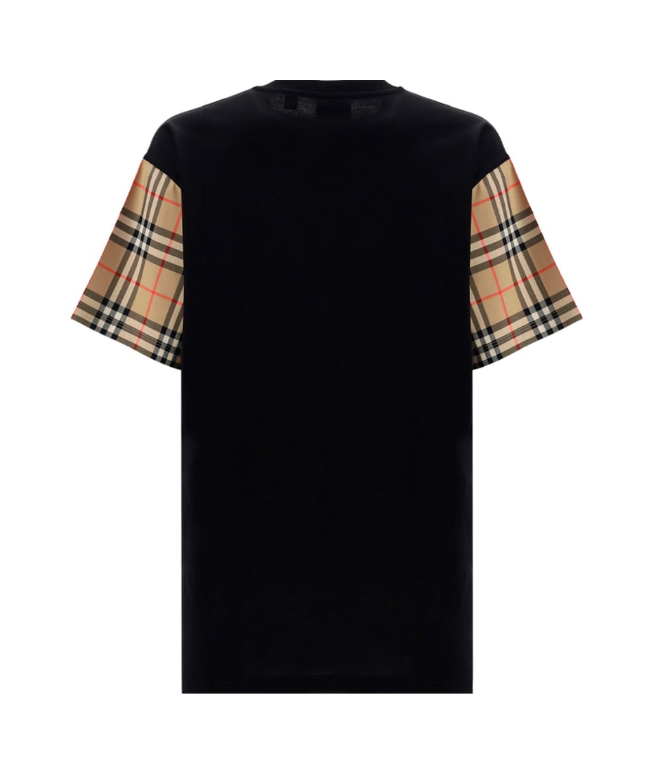 Tシャツ・カットソー Burberry SS25 CARRICK CHK PKT A (8103971 A1464) Burberry Carrick Check Cotton T-shirt | italist