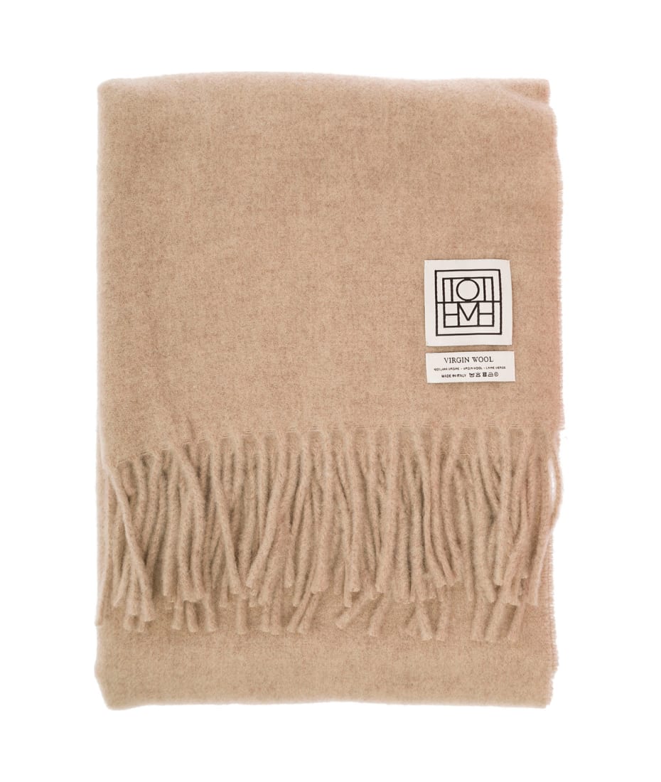 Toteme Monogram virgin wool scarf