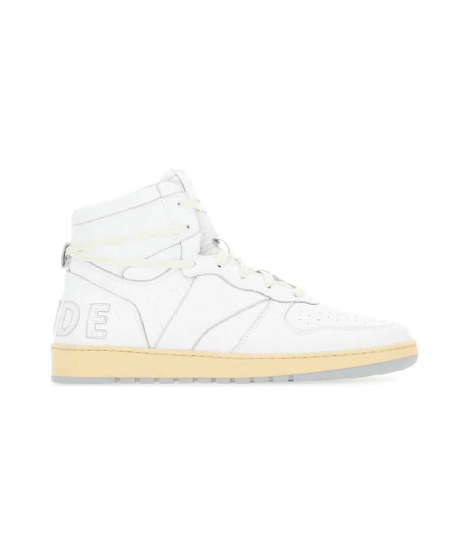 スニーカー RHUDE White leather Rhecess sneakers Rhude White Leather Rhecess Sneakers | italist