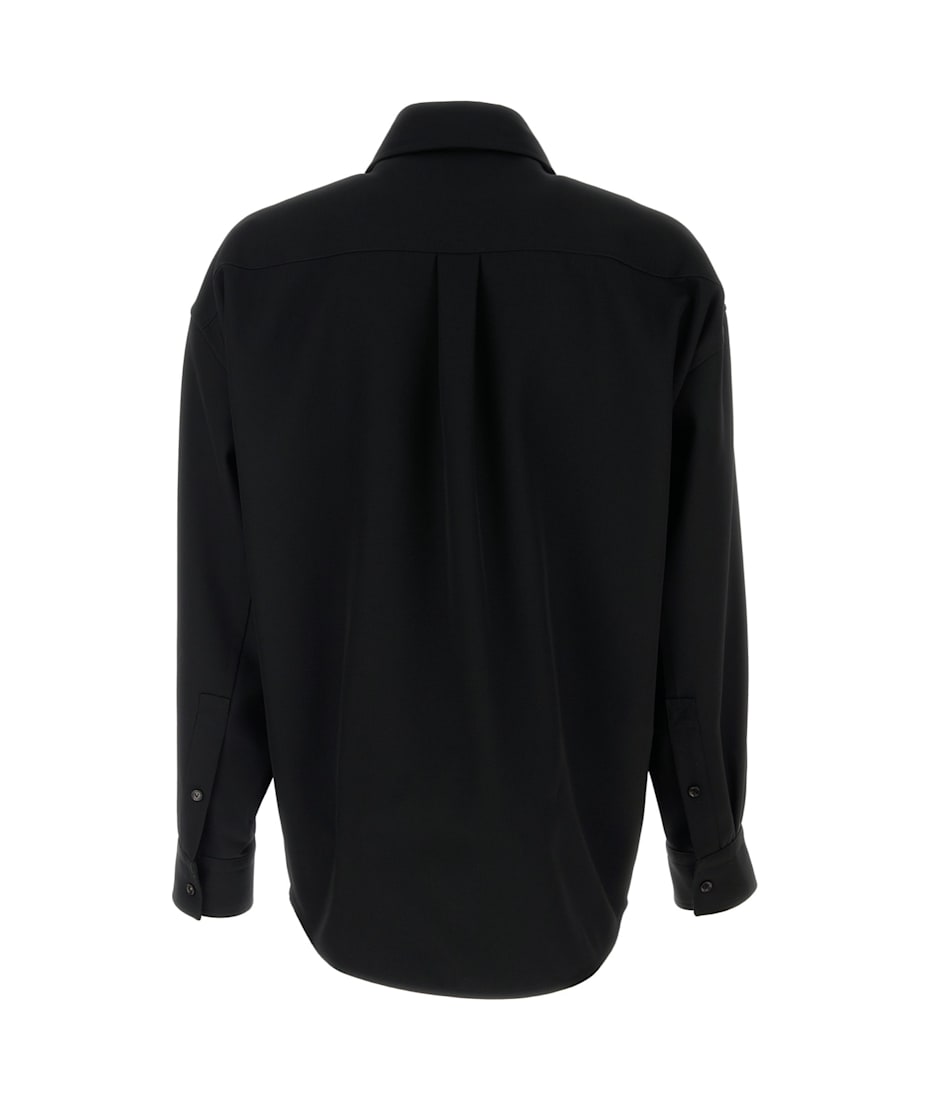 Bottega Veneta Overshirt Wool Blk | italist