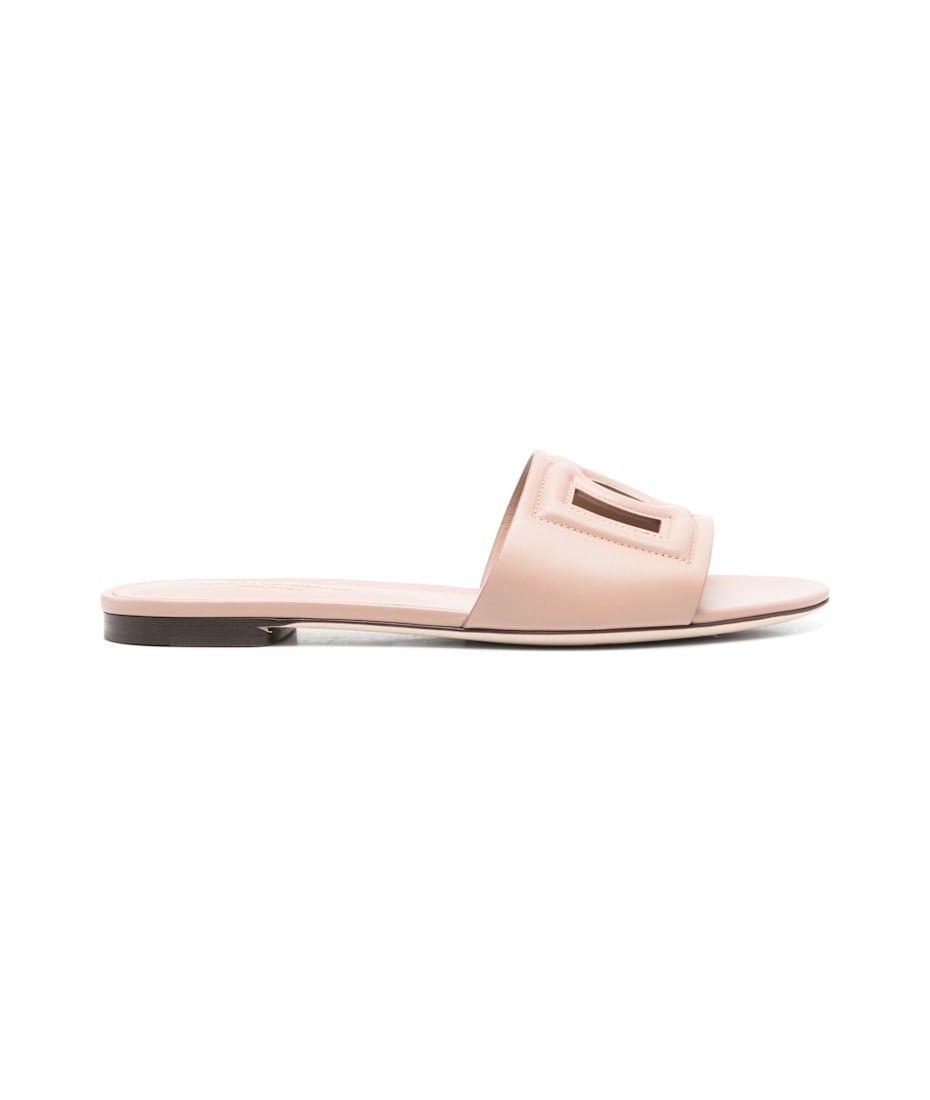 【Dolce Gabbana】CIABATTA FLAT VITELLO LISCIO◆CQ0608AW576 Dolce & Gabbana Ciabatta Flat Vitello Liscio | italist