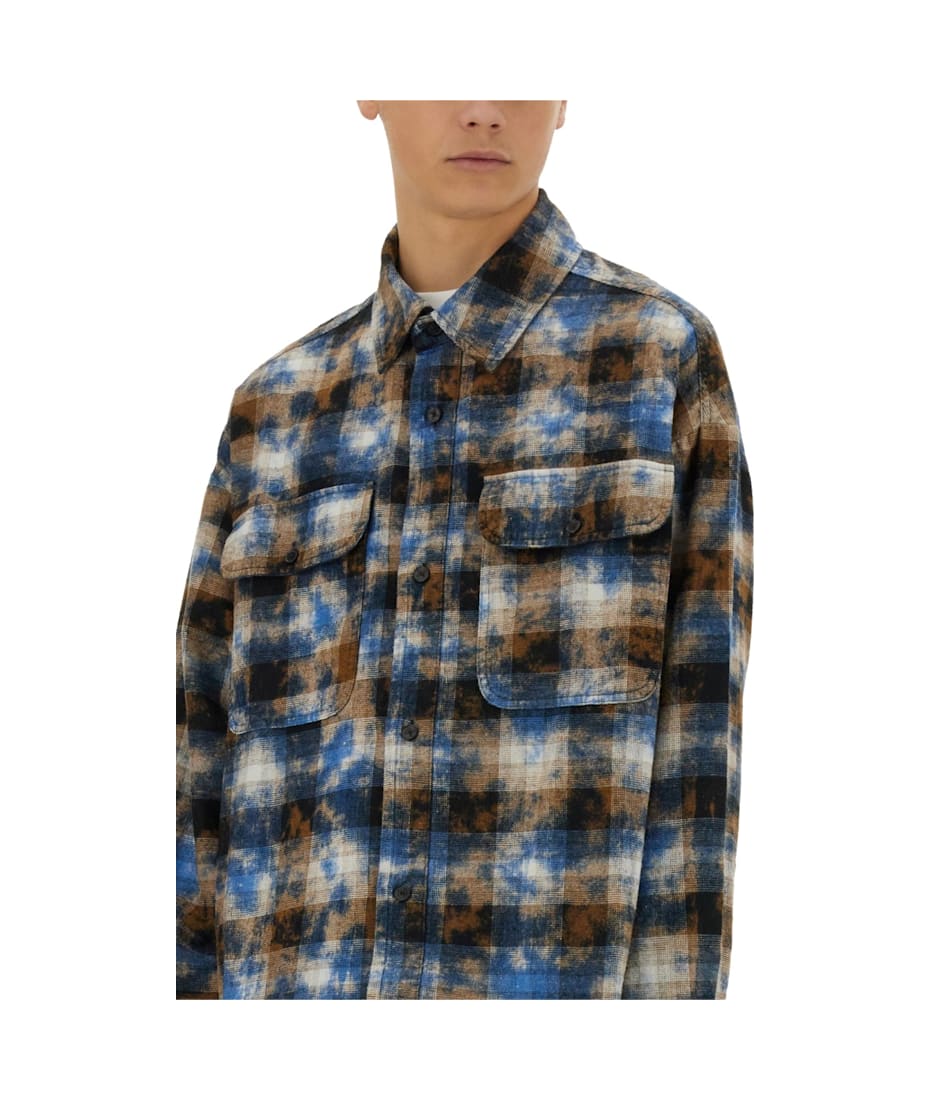 Tシャツ・カットソー Palm Angels SS25 PLAID SHIRT (PMGE043 S25FAB0034003) Tシャツ・カットソー Palm Angels SS25 PLAID SHIRT (PMGE043
