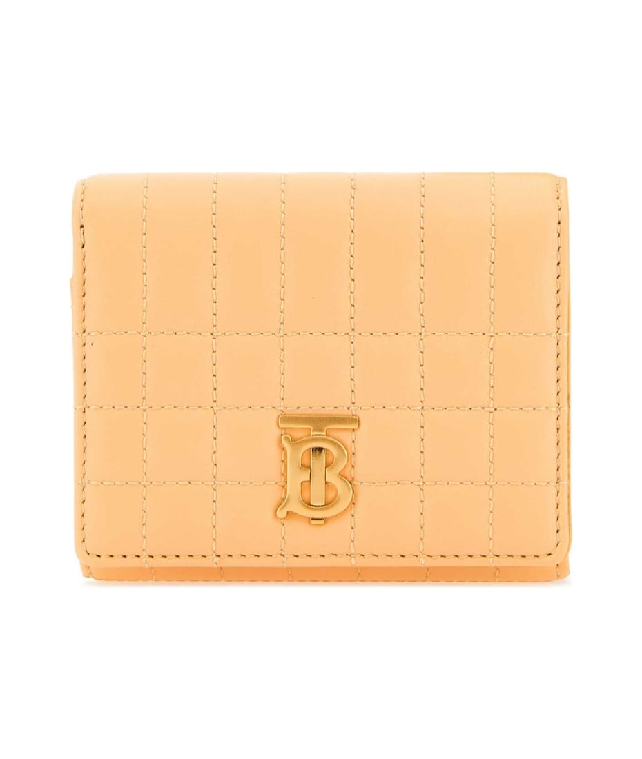 折りたたみ財布 Burberry Peach Leather Small Lola Wallet Burberry Peach Leather Small Lola Wallet | italist