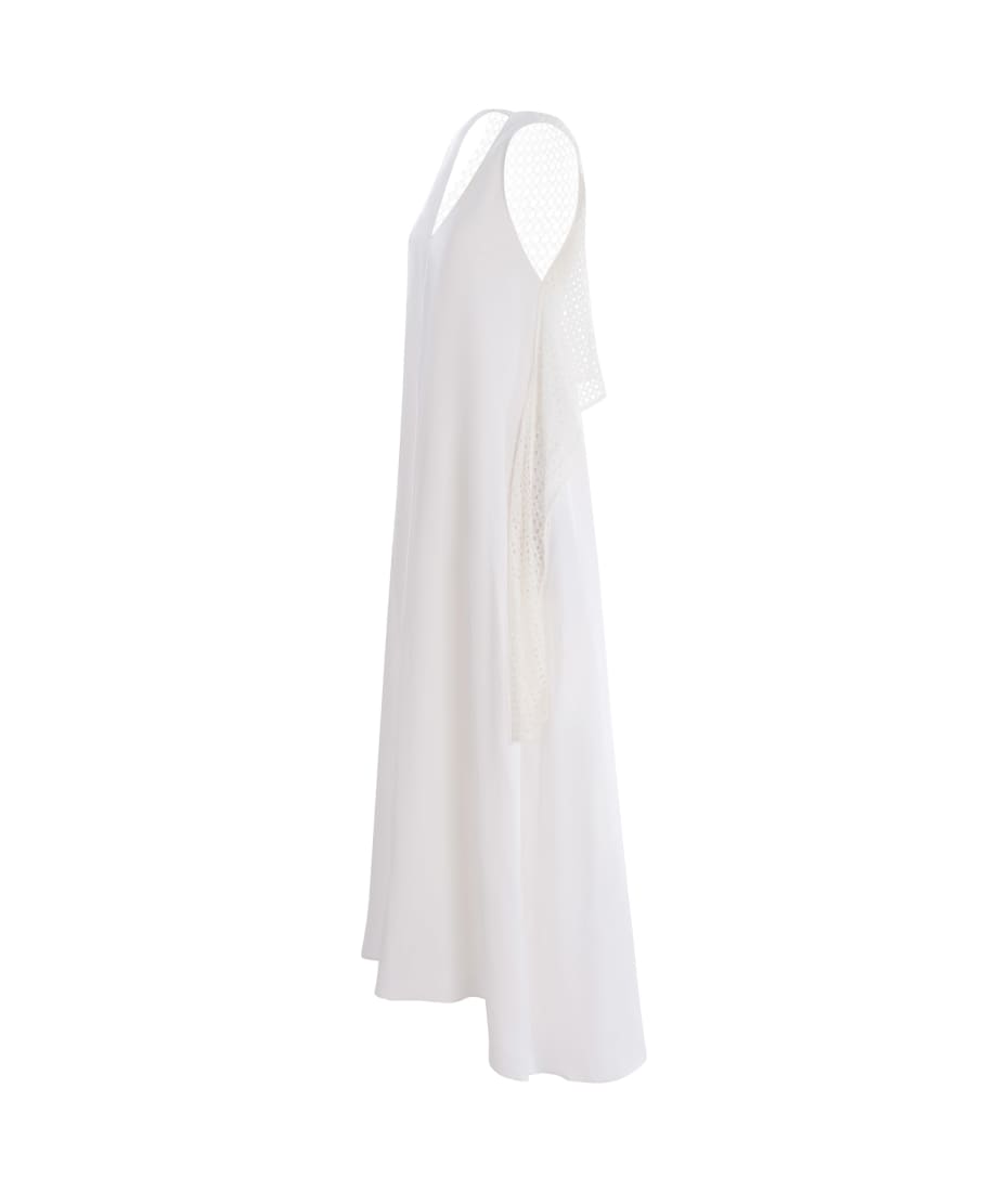 Herno Dress Herno Made Of Viscose And Linen - Bianco