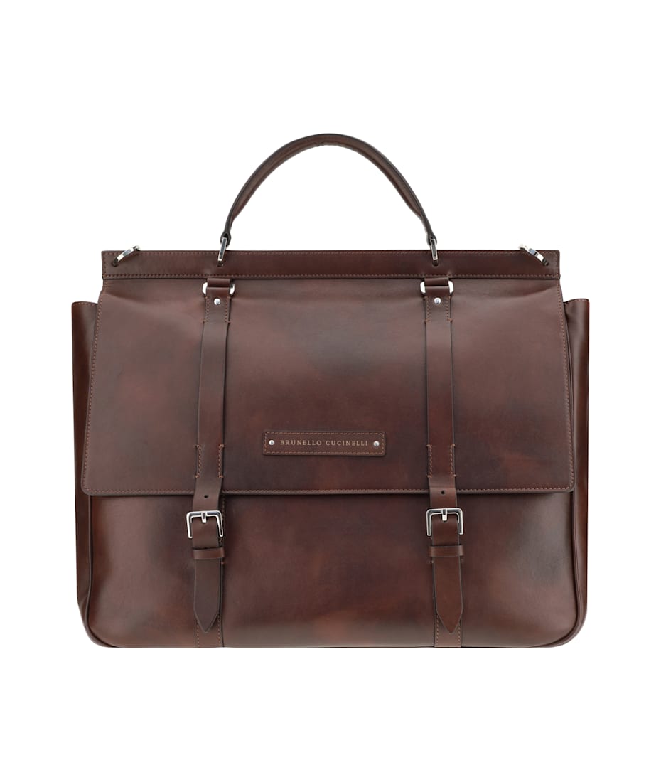 Brunello Cucinelli Leather Travel Bag | italist
