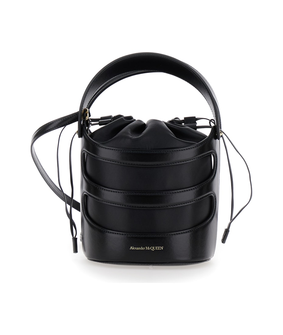 【関税&送料込】Alexander Mcqueen The Rise Bucket Alexander McQueen The Rise Bucket バッグ | ブラック