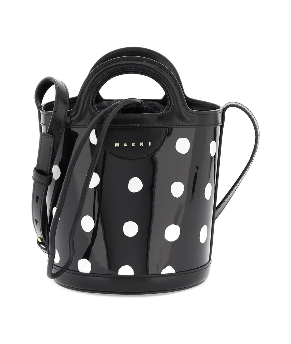 Gold Polka Dots Bucket Bag