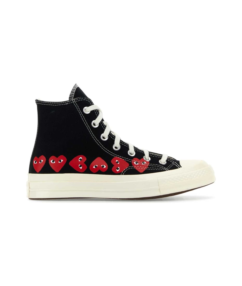 Comme des garcons converse womens black online