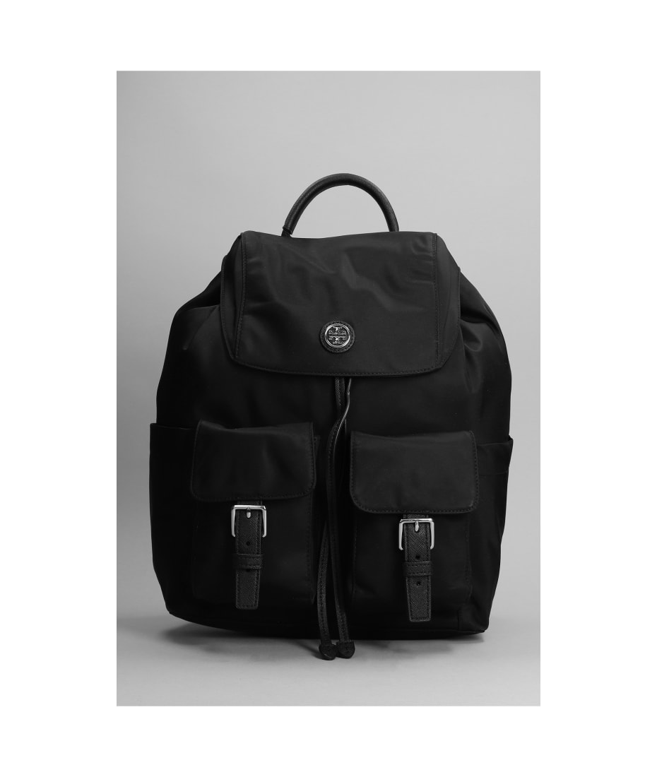 Tory Burch Backpack In Black Nylon | italist