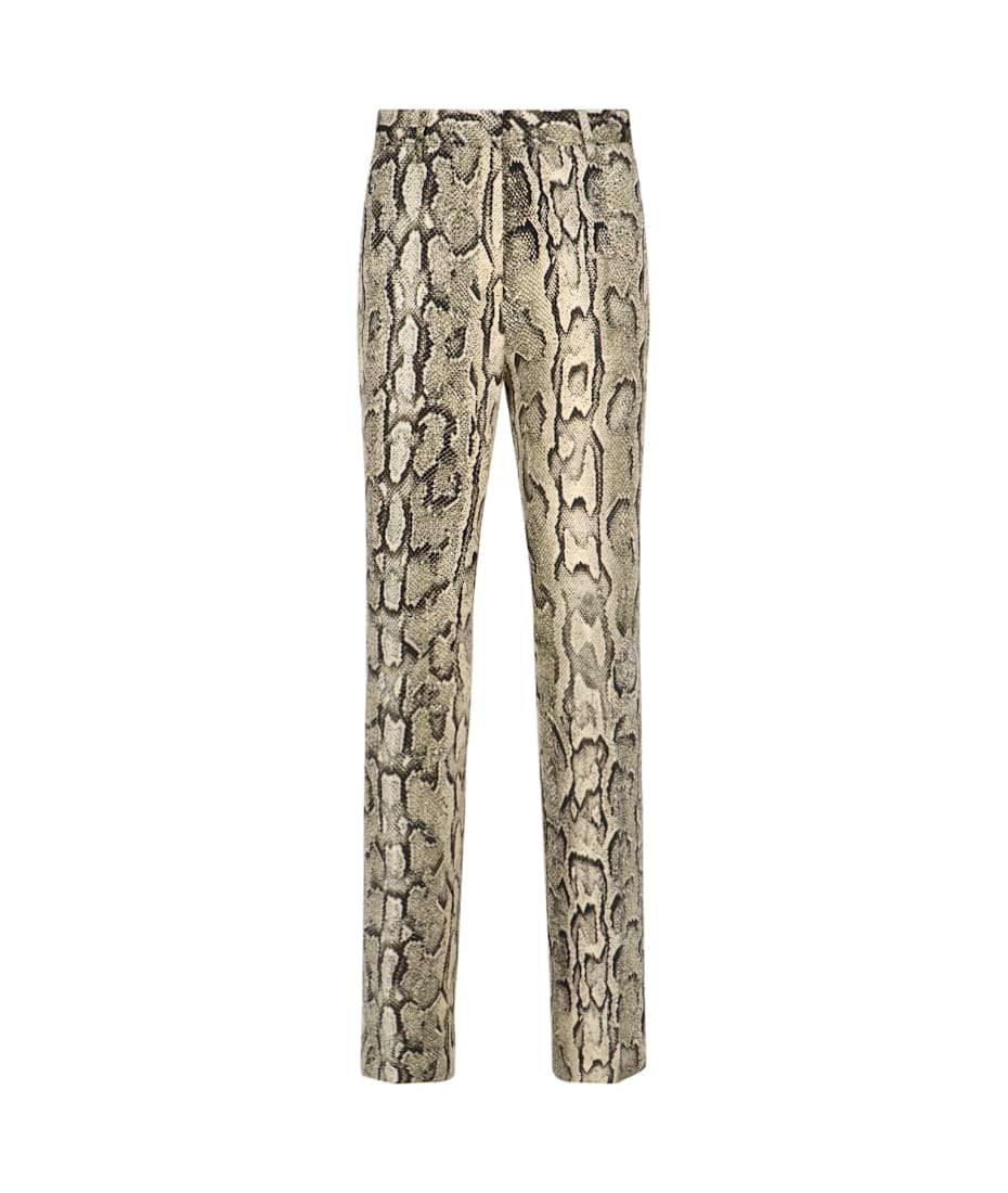 【Dries Van Noten】パイソンプリントパンツ Dries Van Noten Python Print Pants | italist