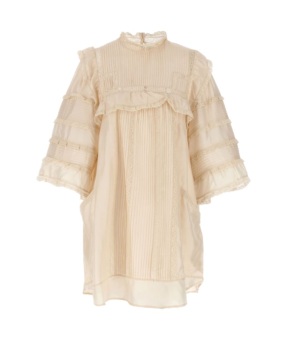 【関税込み】ISABEL MARANT 'Zakae' dress ISABEL MARANT Zakae zebra-print silk-blend crepe de chine