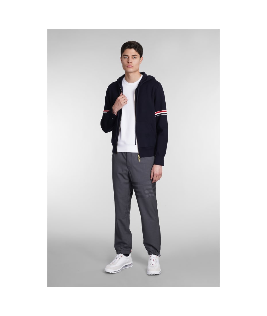 【送料&関税込】Thom Browne Contrasting Bands Hoodie Thom Browne Contrasting Bands Hoodie | italist