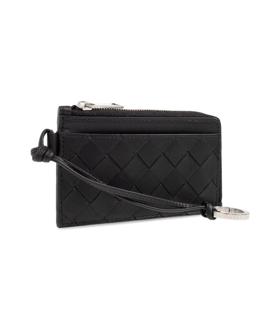 ☆BOTTEGA VENETA☆ Intrecciato Card Holder Black 162150V3UN1 Bottega Veneta® Men's Intrecciato Credit Card Case in Black