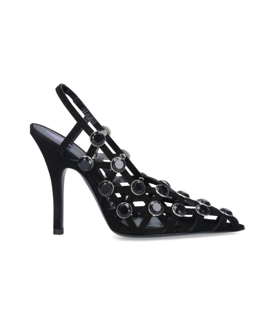 The Attico Slingback Grid | italist