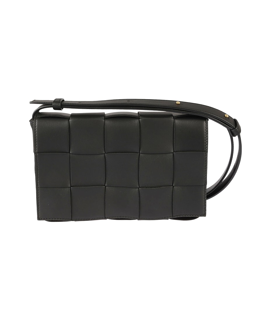 Bottega Veneta® Women's Mini Cassette Camera Bag in Black. Shop online now.