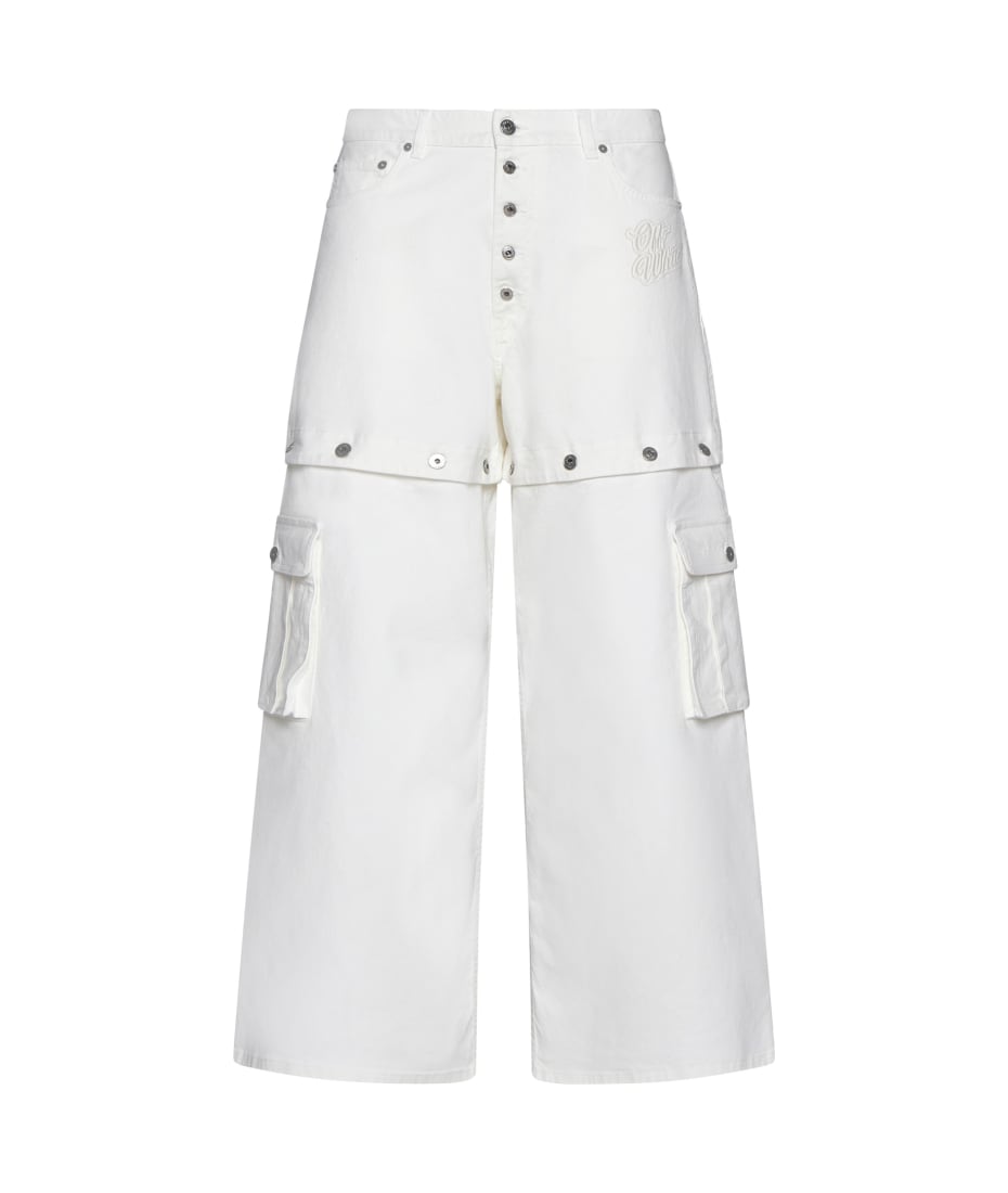 Off-White Super Baggy Jeans From The 90s italist